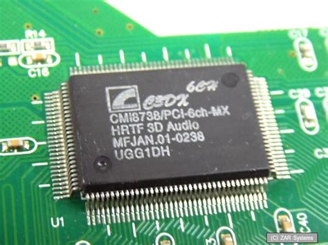 PCI-E 5.1 Carte son CMI8738 6 canaux stereo Cinema Surround Sound Card U7G1