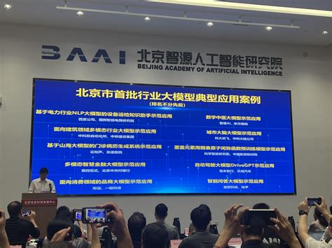 北京市首批人工智能行业大模型应用案例发布 - 要闻 - 中国高新网 - 中国高新技术产业导报