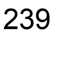 239 — двести тридцать девять. натуральное нечетное число. 52е простое ...