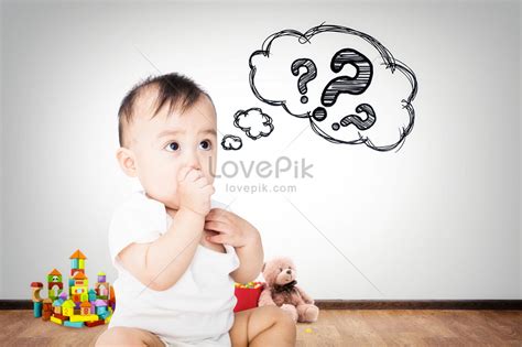 Baby thinking creative image_picture free download 501155634_lovepik.com