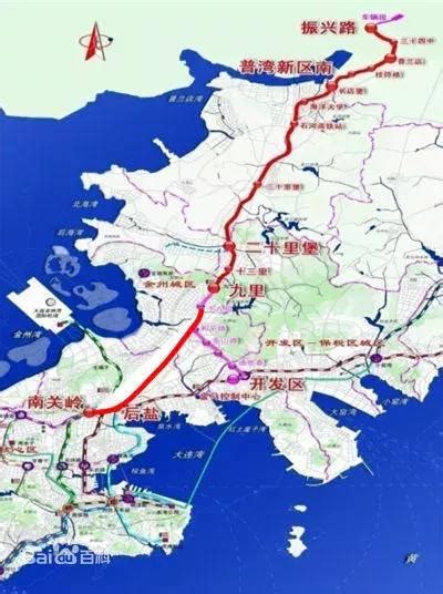 大连地铁4号线全程线路图2021- 大连本地宝