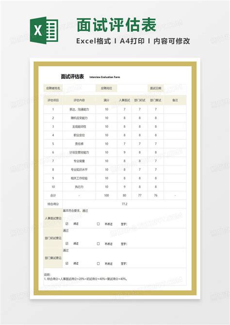 面试官面试评价表设置 | Moka用户中心