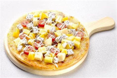【图文】清新水果披萨的做法_清新水果披萨的家常做法_清新水果披萨怎么做好吃_做法步骤,视频_清新水果披萨-美食天下