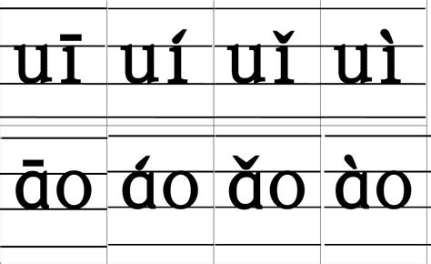 汉语拼音字母表(带声调卡片)含声母和整体认读音节_文档之家