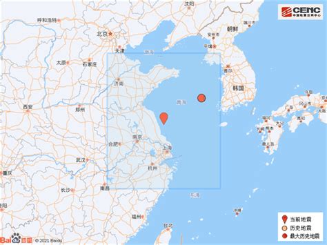 江苏盐城市大丰区海域发生5.0级地震，上海部分地区有震感