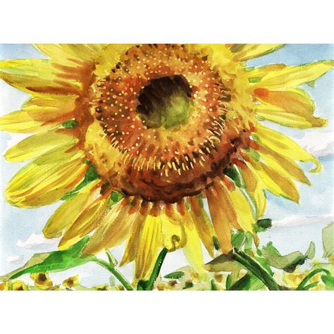 梵高7幅向日葵 纯手绘油画 世界名画欧式美式静物花卉玄关装饰画-美间设计