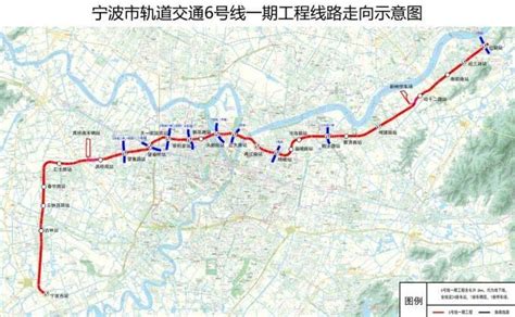 宁波地铁1号线线路图2020 宁波地铁线路图最新_查查吧