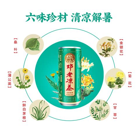 邓老纤体罐装凉茶310ml（12罐/箱）--中国中铁网上商城