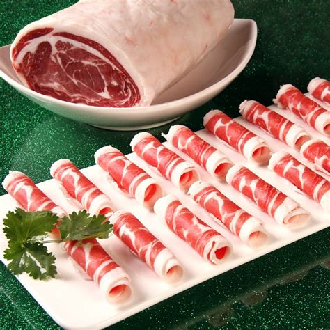 鲜京采内蒙古原切羔羊肉卷250g*4包 羊肉片生鲜 火锅食材-商品详情-光明菜管家