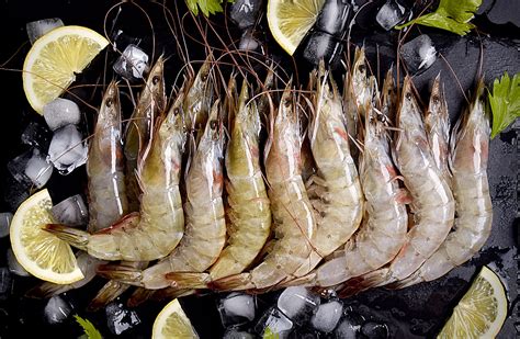 餐厅里的海鲜拼盘，有虾、海鳌虾、鲑鱼和螃蟹高清摄影大图-千库网