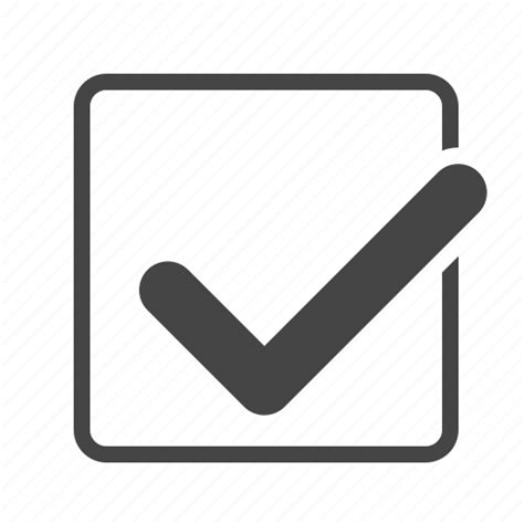 Checkmark, complete, success, validation icon