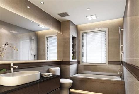 现代风格样板房卫生间集成吊顶装修效果图 – 设计本装修效果图