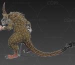 【带动画】次世代老鼠怪 鼠妖 怪物 妖怪 怪兽 异形 变异老鼠 鼠怪 巨型鼠怪 独角老鼠-cg模型免费下载-CG99