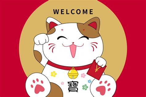 招财猫头像图片