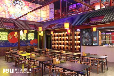【案例】惠州铁匠烤鱼餐厅设计-工业风餐厅设计餐饮设计 - 深圳品格空间设计（官网）