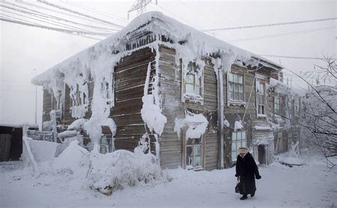 揭秘世界极寒之地：俄小镇奥伊米亚康--图片频道--人民网