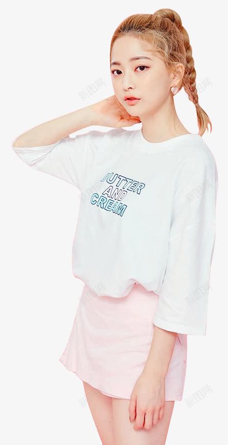 服饰素材甜美女生头像