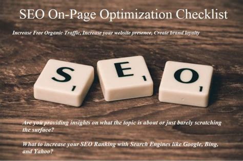 The SEO On-Page Optimization Checklist | On-Page SEO Steps