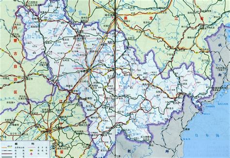 吉林省交通地图全图下载-吉林省交通地图高清版大图 - 极光下载站