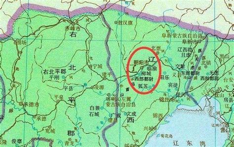辽西地图图片