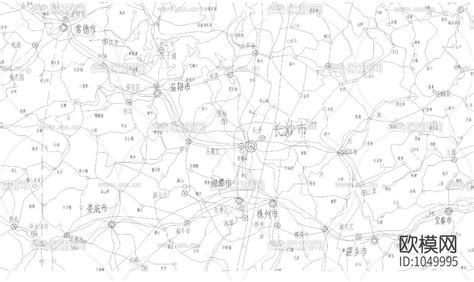 中国地图CAD完整版-免费3dmax模型库-欧模网