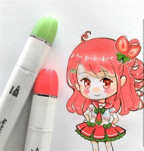 绘画甜美女生头像卡通