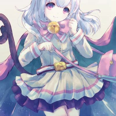 温柔猫耳女生头像