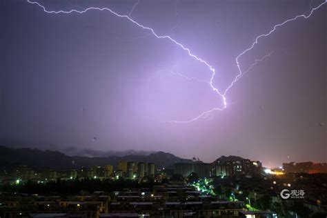 雷电震撼之美!飑线天气突袭北京_315记者摄影家