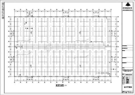 宁远市某电机厂1万平米单层钢结构加工厂房全套建筑设计CAD图纸_工业建筑_土木在线