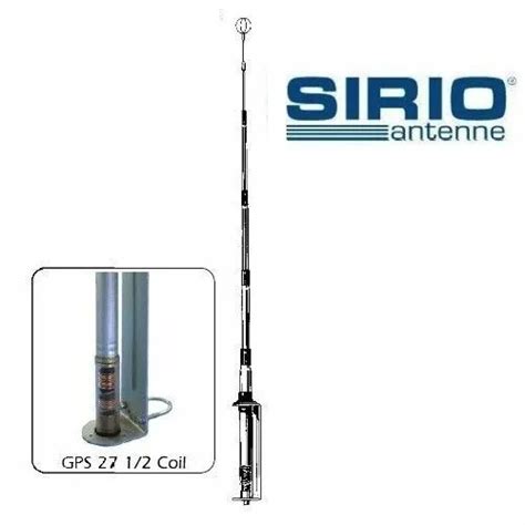 SIRIO GPV-27 1/2 Antenna For Base CB 26 - 29 MHZ Without Radial 249019 ...