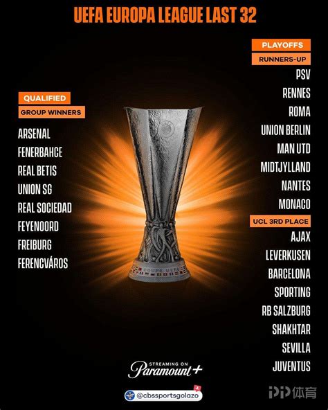 欧联淘汰赛附加赛16席出炉：曼联罗马等队静候尤文巴萨_PP视频体育频道