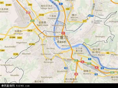 巴塞尔城市地图 - 巴塞尔城市卫星地图 - 巴塞尔城市高清航拍地图