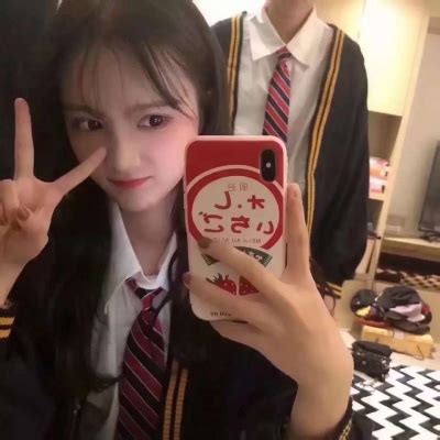 非主流校服情侣头像