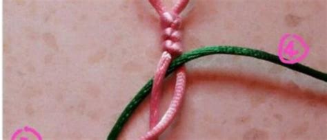 线绳手作技法 四色四股绳的编法╭★肉丁网