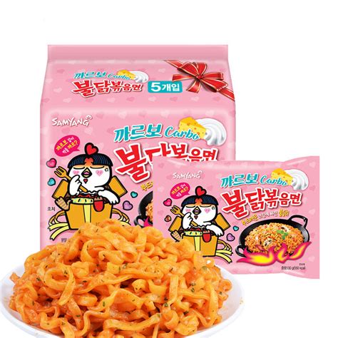 韩国进口三养火鸡面140g*5包超辣速食鸡肉拌面方便面零食品批发-阿里巴巴
