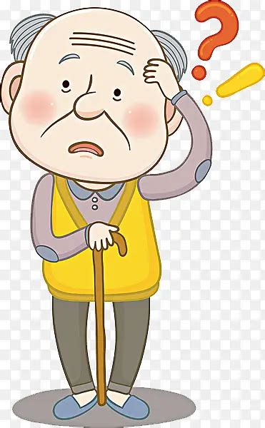 手绘老头非主流头像