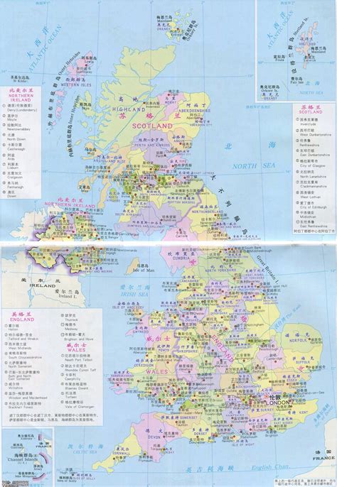 英文地图图片