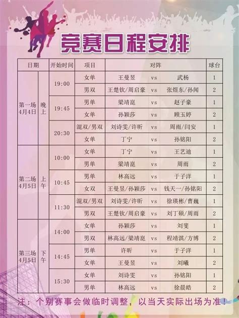 中国乒乓球队2019世乒热身赛赛程表 - 深圳本地宝