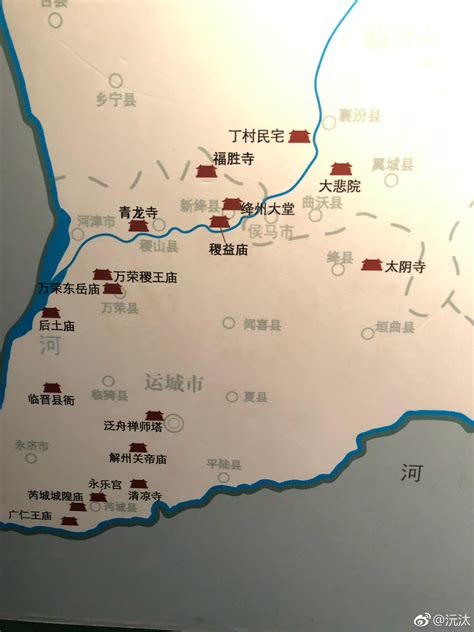 山西古建筑地图图片