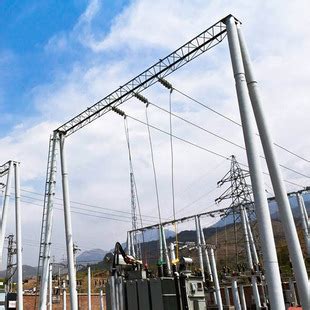厂家定制多种变电站龙门架110 220千伏钢结构门架 电力变电站架构-阿里巴巴