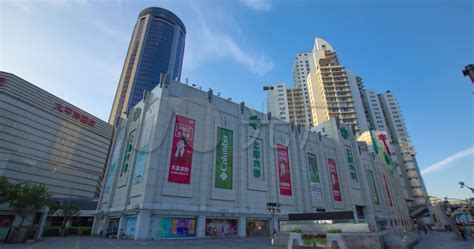 上海徐家汇商务大楼购物中心CBD高清图片下载-正版图片500639298-摄图网