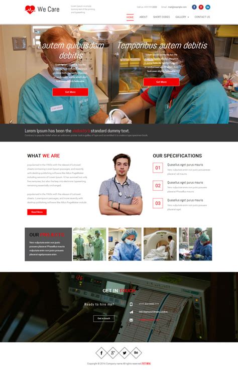 专业男科医院网站模板是一款HTML5模板，适合医疗机构公司网站模板使用。_金屋文档