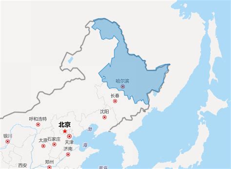 黑龙江的地图图片