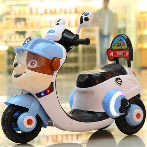 儿童电动摩托车沙滩车充电小男女孩宝宝大型可坐人电瓶越野玩具车-阿里巴巴