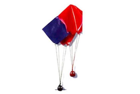 简单的手工小制作 降落伞小玩具的做法图解 肉丁儿童网