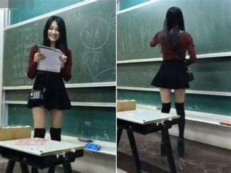广东90后美女老师穿超短裙上课! 做她的学生该有多幸福|美女|老师|超短裙_新浪新闻