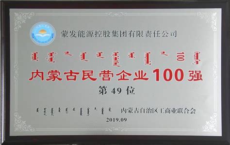 内蒙古民营企业100强_蒙发集团