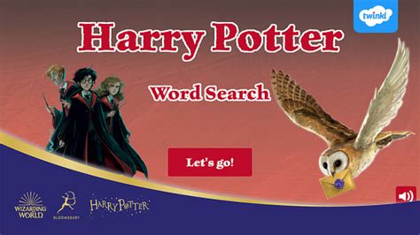 Harry potter characters word search