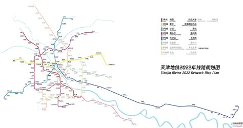 天津地铁高清线路图图片预览_绿色资源网