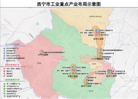 【产业图谱】2022年西宁市产业布局及产业招商地图分析-中商情报网